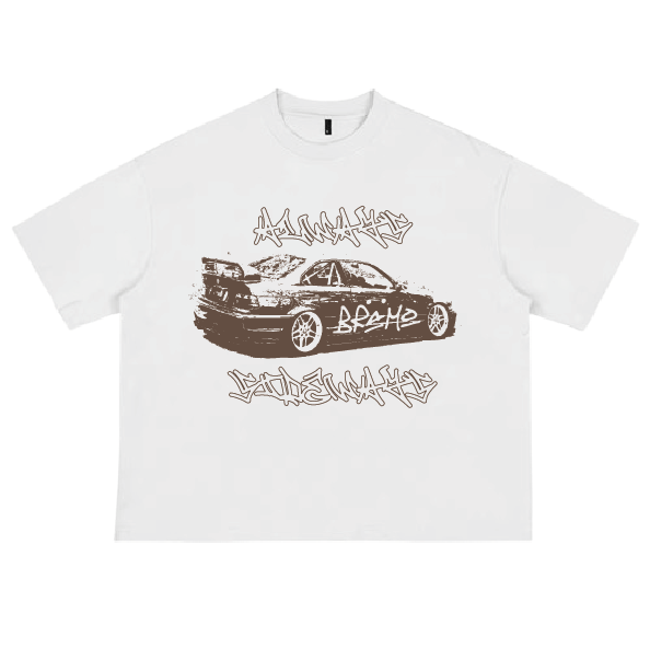 36 Boxy fit White T-Shirt