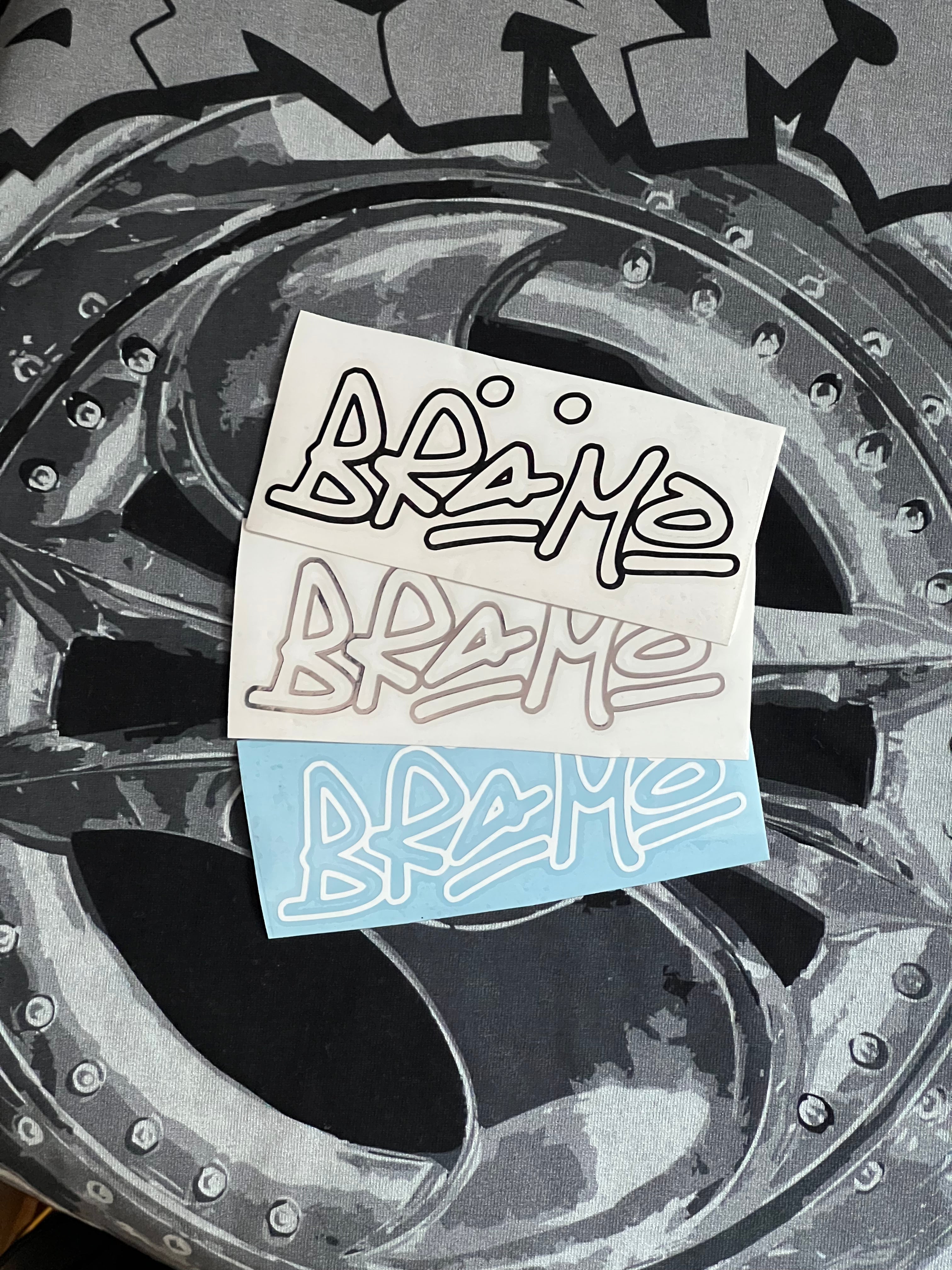 Brämo Vinyl Sticker Outline